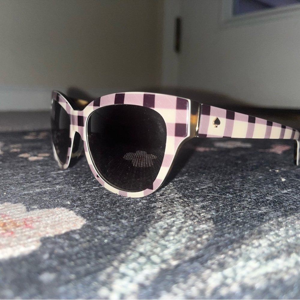 Kate Spade Gingham Sunglasses